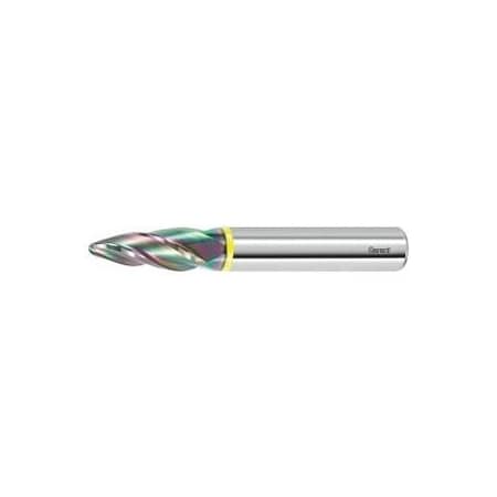 Garant Solid Carbide Barrel Milling Cutter, Tangential Form PPC, DLC Coated, 10/90 mm 207517 10/90